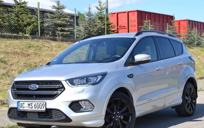 Ford Kuga cena 77900 przebieg: 218584, rok produkcji 2018 z Iława małe 742